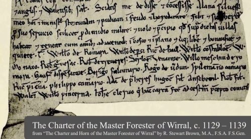 More information about "The Charter of Master Foresters of the Wirral. c 1129-1139"
